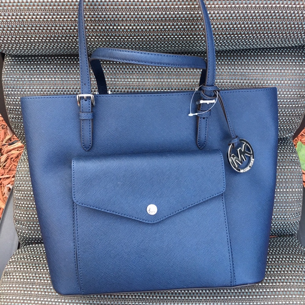Michael Kors leather travel tote